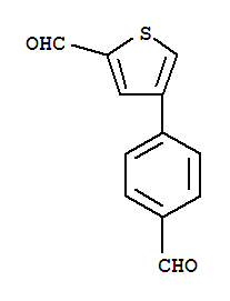 4-(2-乙酰基噻吩-3-基)苯甲醛结构式_397872-09-2结构式