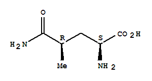 (4r)-(9ci)-5-氨基-5-氧代-L-亮氨酸结构式_402579-68-4结构式