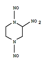 (9ci)-2-硝基-1,4-二亚硝基-哌嗪结构式_40317-19-9结构式