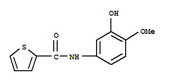 2-Thiophenecarboxamide,n-(3-hydroxy-4-methoxyphenyl)-(9ci) Structure,404366-39-8Structure