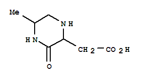 (9ci)-5-甲基-3-氧代-2-哌嗪乙酸结构式_405214-35-9结构式