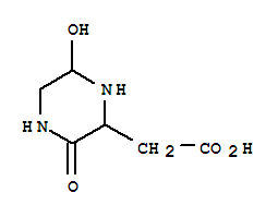 (9ci)-6-羟基-3-氧代-2-哌嗪乙酸结构式_405214-38-2结构式