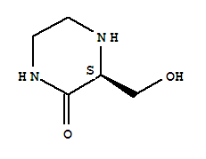 (3s)-(9ci)-3-(羟基甲基)-哌嗪酮结构式_405214-45-1结构式