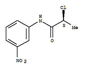 2-氯-n-(3-硝基苯基)丙酰胺结构式_40781-53-1结构式