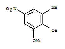 (9CI)-2-甲氧基-6-甲基-4-硝基-苯酚结构式_408335-62-6结构式