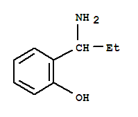 (9CI)-2-(1-氨基丙基)-苯酚结构式_408350-84-5结构式