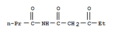  3-氧代-n-(1-氧代丁基)-戊酰胺结构式_412341-49-2结构式