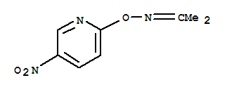 (9ci)-o-(5-硝基-2-吡啶)-2-丙酮肟结构式_41599-39-7结构式