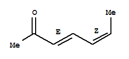3,5-Heptadien-2-one, (e,z)-(8ci,9ci) Structure,4173-40-4Structure