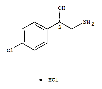 (S)-alfa-(氨甲基)-4-氯-苯甲醇盐酸盐(1:1)结构式_425366-61-6结构式