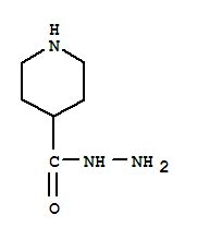 哌啶-4-碳酰肼结构式_42596-58-7结构式