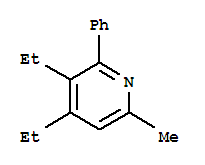 (9CI)-3,4-二乙基-6-甲基-2-苯基吡啶结构式_432556-34-8结构式