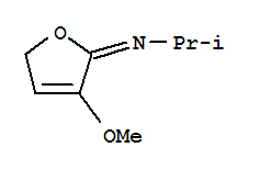 (9ci)-n-(3-甲氧基-2(5h)-呋喃)-2-丙胺结构式_438000-89-6结构式