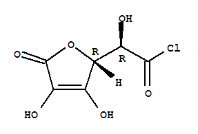 (9ci)-6-氯-6-脱氧-6-氧代-L-抗坏血酸结构式_440115-59-3结构式