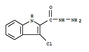3-Chloro-1h-indole-2-carbohydrazide Structure,441801-15-6Structure