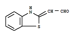 (9ci)-2(3h)-苯并噻唑-乙醛结构式_4433-54-9结构式