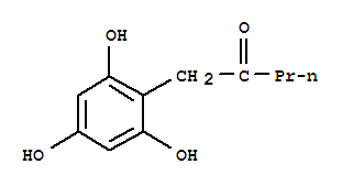 (9ci)-1-(2,4,6-三羟基苯基)-2-戊酮结构式_443678-79-3结构式