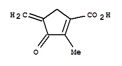 (9ci)-2-甲基-4-亚甲基-3-氧代-1-环戊烯-1-羧酸结构式_444728-47-6结构式