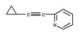 (9CI)-2-(环丙基乙炔)-吡啶结构式_445424-05-5结构式