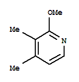 (9CI)-2-甲氧基-3,4-二甲基-吡啶结构式_451458-75-6结构式