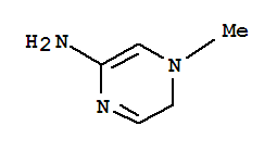 (9CI)-4,5-二氢-4-甲基-吡嗪胺结构式_457099-20-6结构式