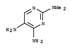  n2,n2-二甲基-2,4,5-嘧啶三胺结构式_45939-75-1结构式