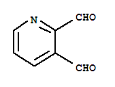 2,3-吡啶二甲醛结构式_4663-93-8结构式