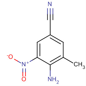 4-氨基-3-甲基-5-硝基苯甲腈结构式_468741-02-8结构式