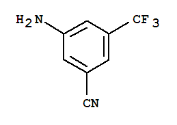 3-氨基-5-氰基三氟甲苯结构式_49674-28-4结构式