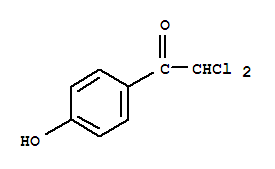 (7ci,8ci)-2,2-二氯-4-羟基-苯乙酮结构式_4974-60-1结构式
