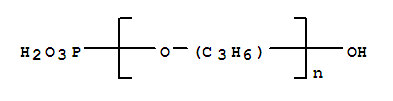 聚丙二醇磷酸酯结构式_51024-29-4结构式