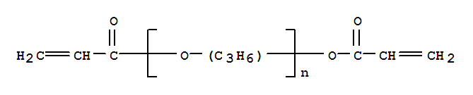 聚(丙二醇)二丙烯酸结构式_52496-08-9结构式