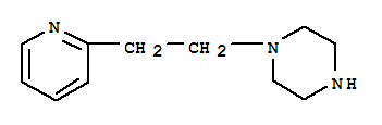 1-(2-吡啶-2-乙基)-哌嗪结构式_53345-15-6结构式