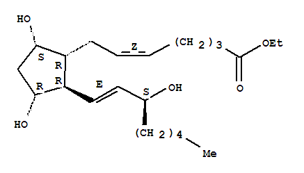 前列腺素 F2 乙酯结构式_53764-89-9结构式