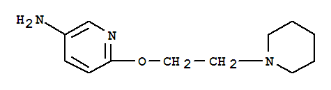 6-[2-(1-哌啶基)乙氧基]-3-氨基吡啶结构式_561277-09-6结构式