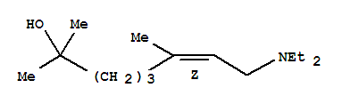 6-Octen-2-Ol,8-(Diethylamino)-2,6-Dimethyl-,(6Z)- Structure,57745-79-6Structure