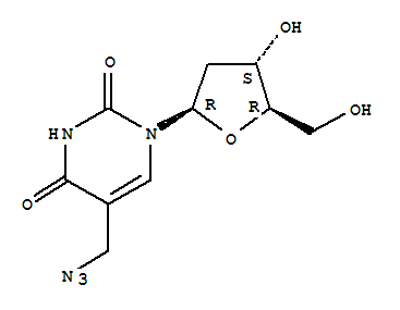 5-叠氮基甲基-2-脱氧尿苷结构式_59090-48-1结构式