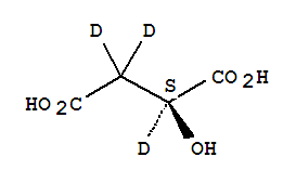 (S)-(-)-malic-2,3,3-d3 acid Structure,59652-74-3Structure
