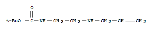 (2-烯丙基氨基乙基)-氨基甲酸叔丁酯结构式_637005-34-6结构式