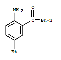 (9ci)-1-(2-氨基-5-乙基苯基)-1-戊酮结构式_637028-37-6结构式