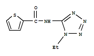 2-Thiophenecarboxamide,n-(1-ethyl-1h-tetrazol-5-yl)-(9ci) Structure,638146-53-9Structure