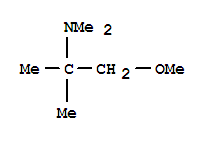 (9ci)-1-甲氧基-n,n,2-三甲基-2-丙胺结构式_639860-74-5结构式