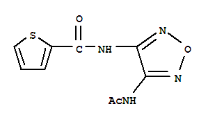 2-Thiophenecarboxamide,n-[4-(acetylamino)-1,2,5-oxadiazol-3-yl]-(9ci) Structure,640238-56-8Structure