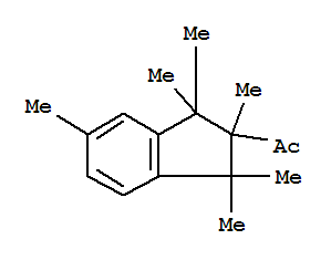 5-乙酰基-1,1,2,3,3,6-六甲基茚烷结构式_64058-43-1结构式