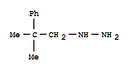 1-(2-Methyl-2-phenylpropyl)hydrazine Structure,64191-42-0Structure