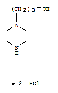 1-哌嗪丙醇双盐酸盐结构式_6427-02-7结构式