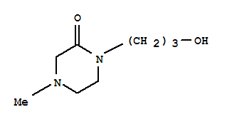 (9ci)-1-(3-羟基丙基)-4-甲基-哌嗪酮结构式_643084-44-0结构式