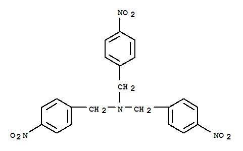 Benzenemethanamine,4-nitro-n,n-bis[(4-nitrophenyl)methyl]- Structure,64309-88-2Structure