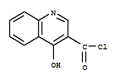 3-Quinolinecarbonyl chloride,4-hydroxy-(9ci) Structure,64321-68-2Structure