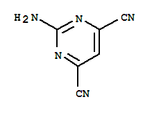 4,6-Pyrimidinedicarbonitrile,2-amino-(9ci) Structure,64376-15-4Structure